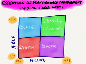 Article - Essentials of PM - Willing and Able Matrix